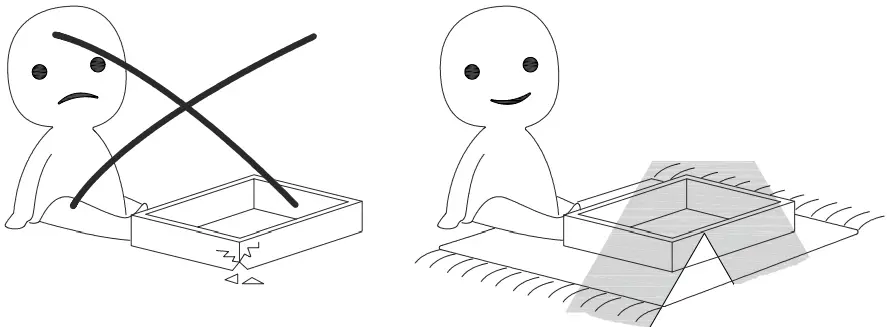 FUFU GAGA KF210153 03 L Shaped Wooden 3 Drawer Desk - Figure 2