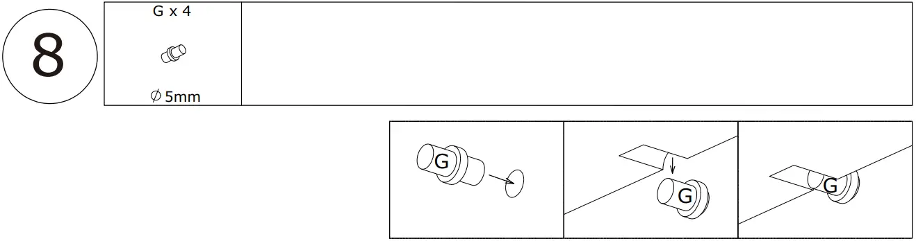 FUFU GAGA KF210153 03 L Shaped Wooden 3 Drawer Desk - Figure 21