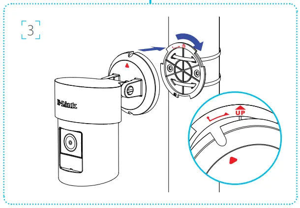 mydlink 2K QHD Pan & Zoom Outdoor Wi-Fi Camera DCS-8635LH - Pic 3