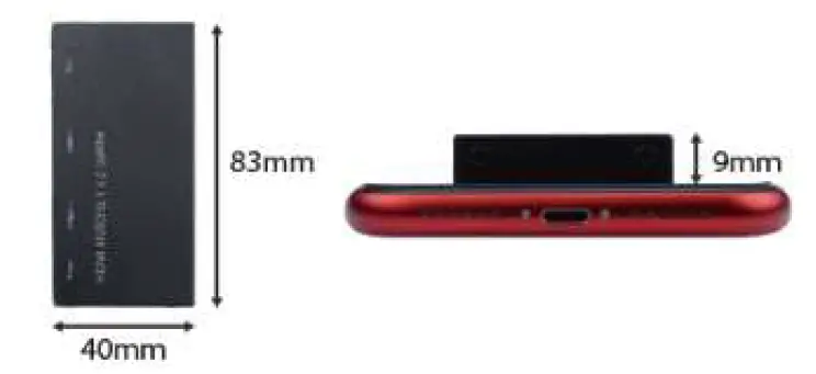 SECOMP 14.01.3556 Ultra Slim 2 Way HDMI Splitter 2