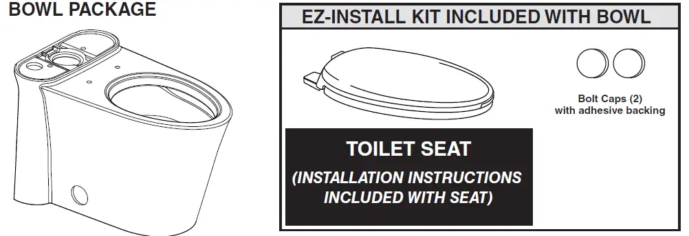 American Standard ASD10238 Studio S Studio Estate and Cadet 3 Concealed Trapway 2-Piece Toilets 2