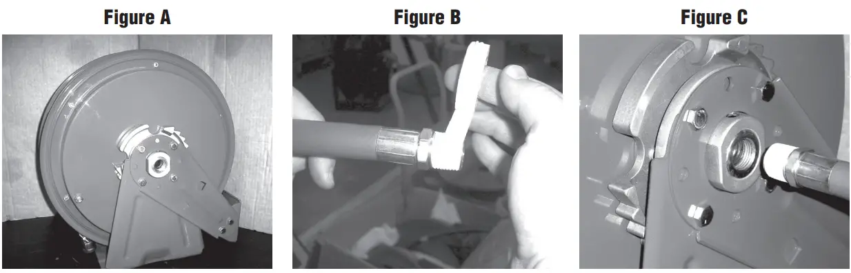 REELCRAFT DP7000 Series Spring Driven Hose Reels - figure