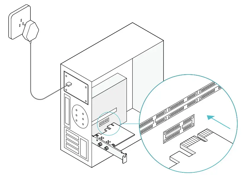tp-link 300Mbps Wireless N PCI Express Adapter - Locate an available