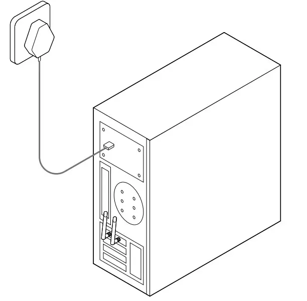 tp-link 300Mbps Wireless N PCI Express Adapter - bracket provided