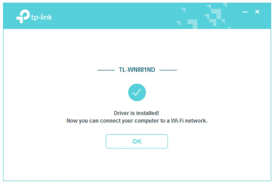 tp-link 300Mbps Wireless N PCI Express Adapter - driver has been installed