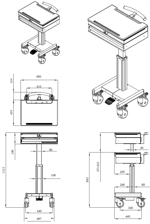 Neomounts-MED-M100-Medical-Mount-FIG-6