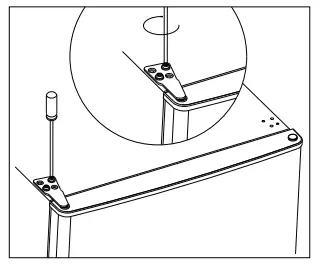 HADEN HR82W 48cm Under Counter Fridge with 3 Star Ice Box - DOOR11