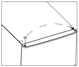 HADEN HR82W 48cm Under Counter Fridge with 3 Star Ice Box - DOOR3