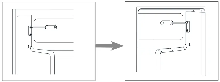 HADEN HR82W 48cm Under Counter Fridge with 3 Star Ice Box - DOOR5