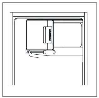 HADEN HR82W 48cm Under Counter Fridge with 3 Star Ice Box - DOOR7