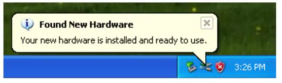 DIGITUS DA-70168 USB-C Serial Adapter - Your new hardware is installed and ready to use.