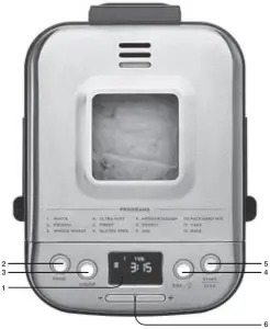 Cuisinart CBK-110 - CONTROL PANEL