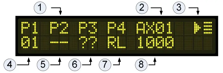 JOHNSON SYSTEM PRLC-4 Presidor Room Linker Combiner - STATUS SCREEN