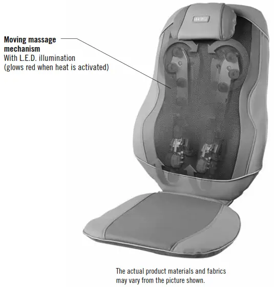 Homedics MCS-615H Triple Shiatsu Pro Instruction - FCC STATEMENT
