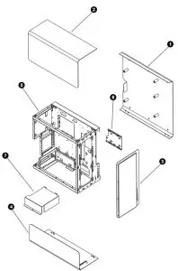 AZZA 808 Cast Mid Tower