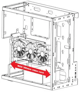 AZZA 808 Cast Mid Tower - GPU