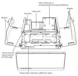 AZZA 808 Cast Mid Tower - fig