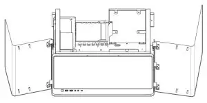 AZZA 808 Cast Mid Tower - horizontally