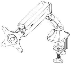 hama 00095820 Full Motion Monitor Arm-- Monitor ArmKJ