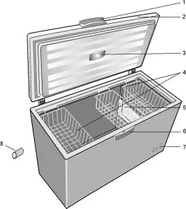 beko HSA40520 Chest Freezer-