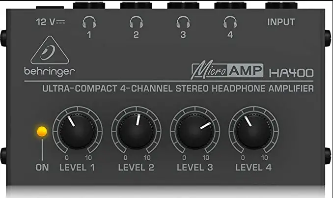 behringer ha400 microamp