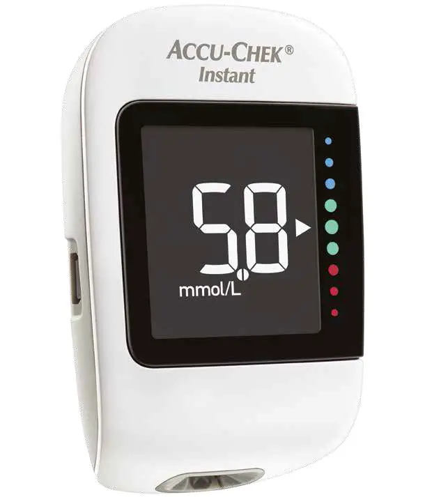 ACCU-CHEK Performing A Blood Glucose Test With Blood From Your Fingertip