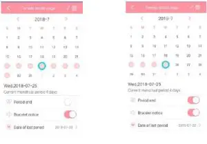 Interface imperii SmartWatch Ovulation Control IP68 Dulcinea