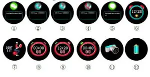 graphical user interface, applicationInterface imperii SmartWatch Ovulation Control IP68 Dulcinea