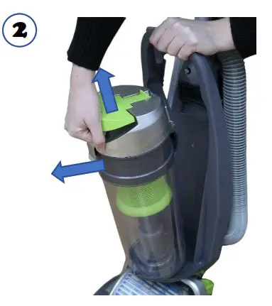 DAEWOO FLR00050 Tornado F5 Pets 700W Upright Vacuum Cleaner- Dust Compartment