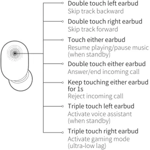 Earbud Functions