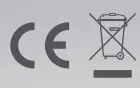 CE and disposal icon