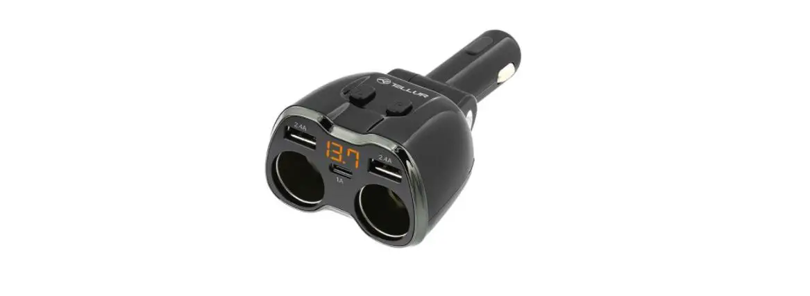 Tellur Two Sockets Cigarette Lighter Splitter Tll321031 User Manual