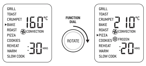 Breville The Smart Oven Pro BOV850 Convection Oven - FUNCTION DIAL