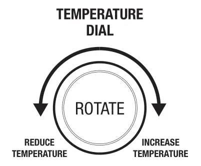 Breville The Smart Oven Pro BOV850 Convection Oven - TEMPERATURE DIAL
