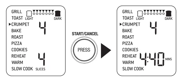 Breville The Smart Oven Pro BOV850 Convection Oven - CRUMPET FUNCTION timer