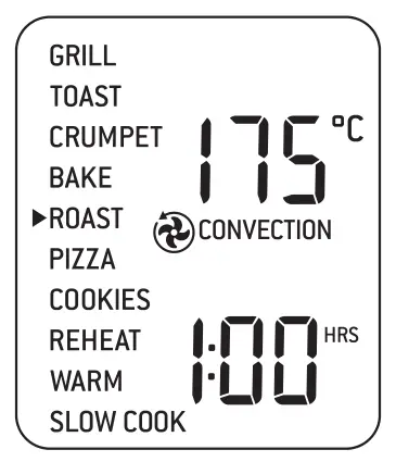 Breville The Smart Oven Pro BOV850 Convection Oven - ROAST FUNCTION dial