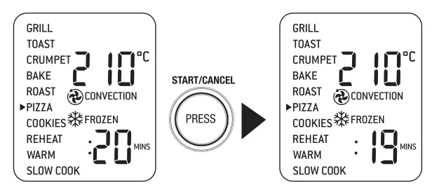 Breville The Smart Oven Pro BOV850 Convection Oven - PIZZA FUNCTION Timer