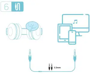 BIGGERFIVE BH100 Wireless Headphone - 6