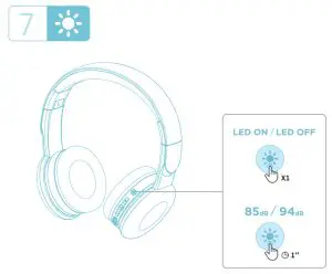 BIGGERFIVE BH100 Wireless Headphone - 7