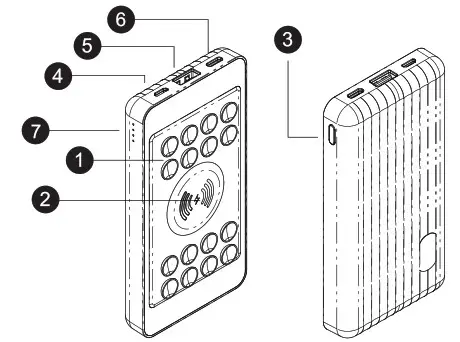 Jogeek Technology JPB002 Portable Power Bank- Measurement 2