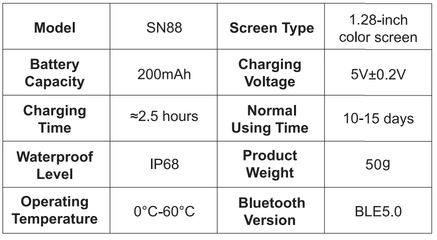 VIGORUN SN99 Smart Watch fig 3