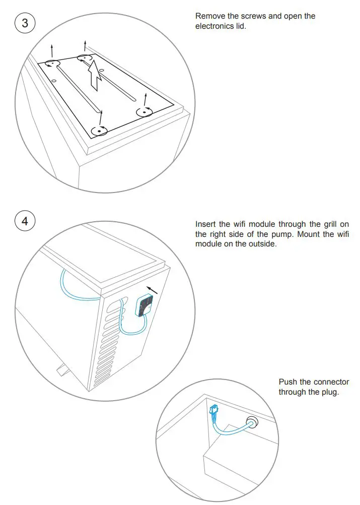 DURATECH DURA HEAT Thermotec Inverter Wifi Module User Manual - DURA+i - Installation option 1