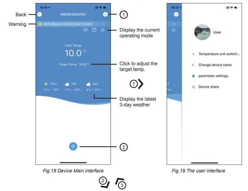 DURATECH DURA HEAT Thermotec Inverter Wifi Module User Manual - Device management