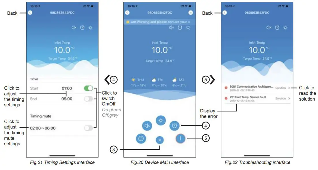 DURATECH DURA HEAT Thermotec Inverter Wifi Module User Manual - Device management