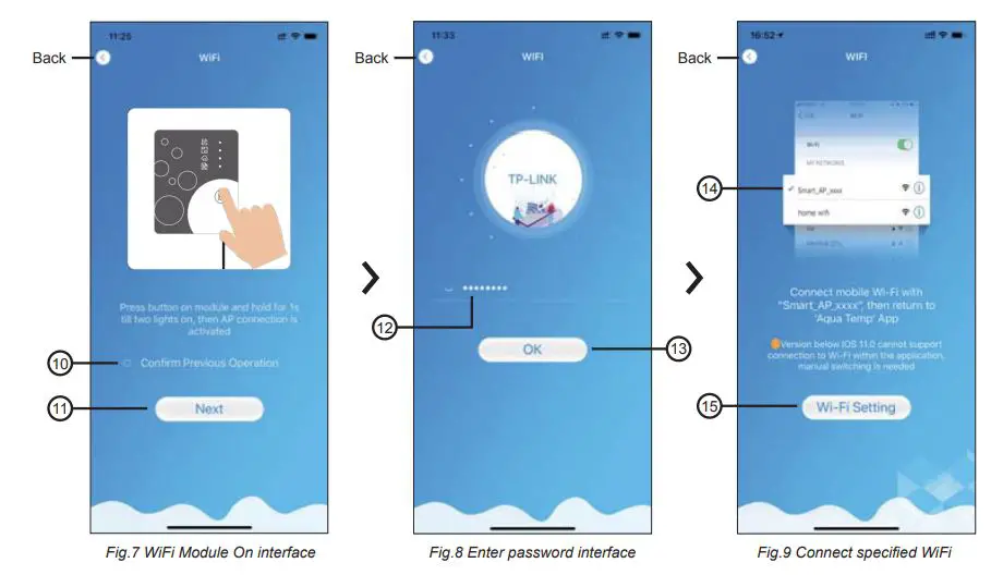 DURATECH DURA HEAT Thermotec Inverter Wifi Module User Manual - WiFi configure network