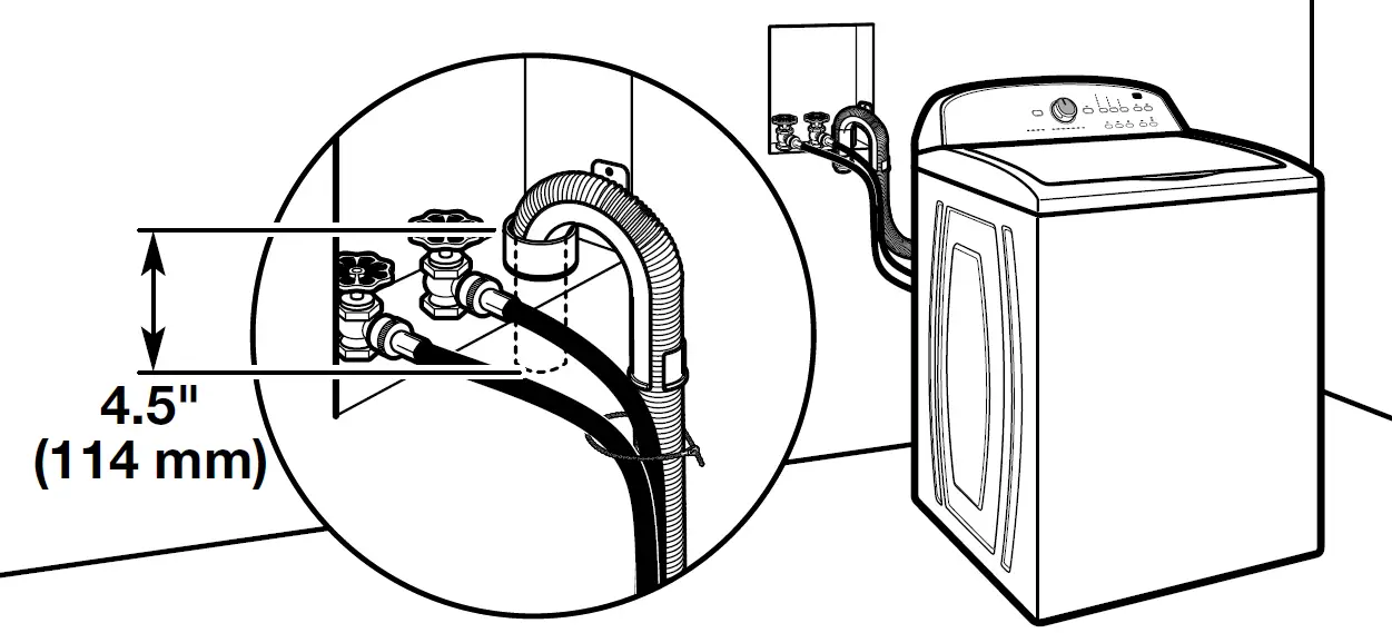 Wall standpipe drain system