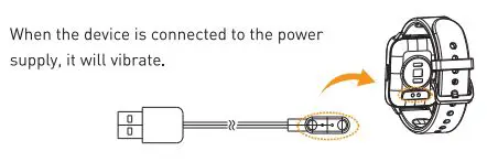 TranyaGo Smart Watch User Manual - Charge your watch