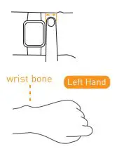 TranyaGo Smart Watch User Manual - Wearing