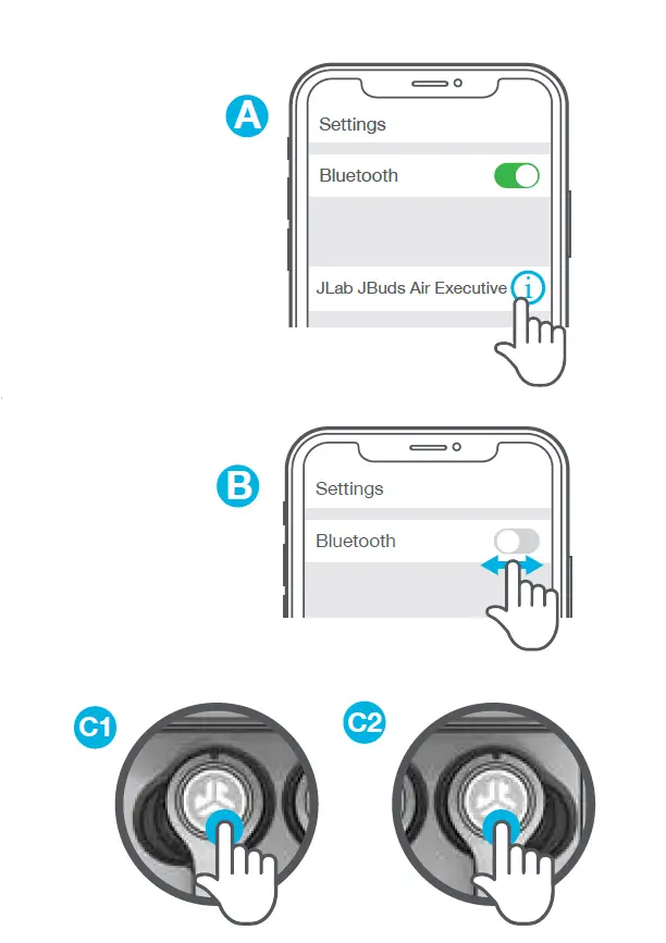 JLABS KI2A56FJSD Jbuds Air Executive True Wireless Earbuds fig 12