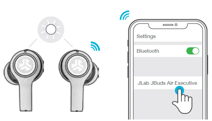 JLABS KI2A56FJSD Jbuds Air Executive True Wireless Earbuds fig 4
